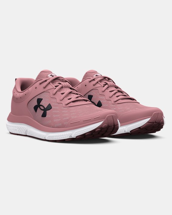 Women's UA Charged Assert 10 Running Shoes, Pink, pdpMainDesktop image number 3